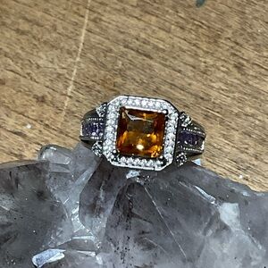 Yellow Topaz ring
